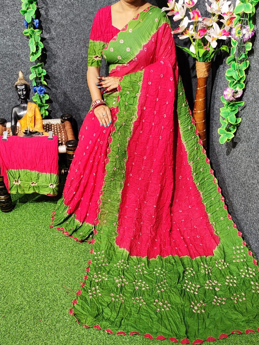 Radhe By Vip Bandhani Printed Sarees Catalog